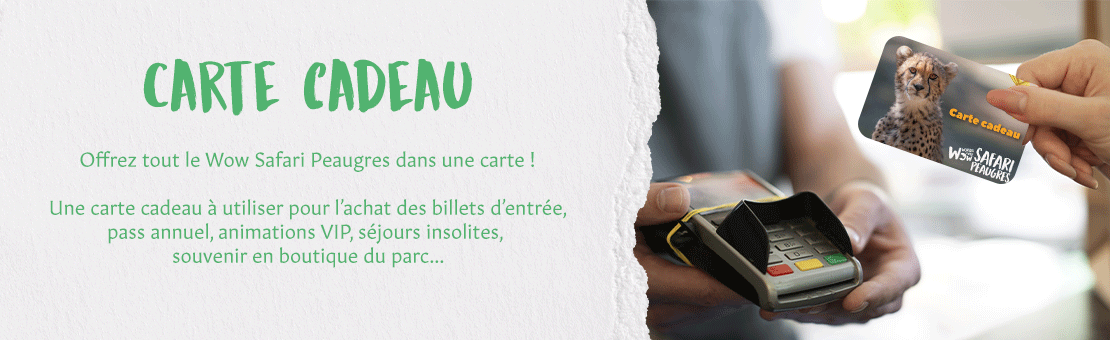Wow Safari Peaugres dans une carte