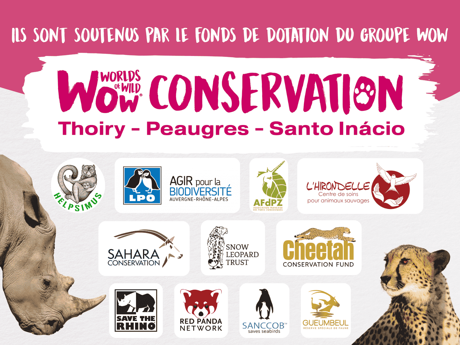 programmes soutenus Wow Conserrvation